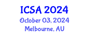 International Conference on Surgery and Anesthesia (ICSA) October 03, 2024 - Melbourne, Australia