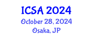 International Conference on Surgery and Anesthesia (ICSA) October 28, 2024 - Osaka, Japan