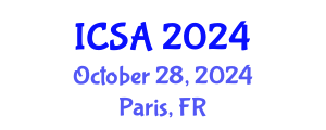 International Conference on Surgery and Anesthesia (ICSA) October 28, 2024 - Paris, France