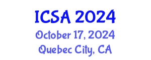 International Conference on Surgery and Anesthesia (ICSA) October 17, 2024 - Quebec City, Canada
