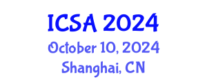 International Conference on Surgery and Anesthesia (ICSA) October 10, 2024 - Shanghai, China