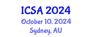 International Conference on Surgery and Anesthesia (ICSA) October 10, 2024 - Sydney, Australia
