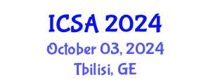 International Conference on Surgery and Anesthesia (ICSA) October 03, 2024 - Tbilisi, Georgia