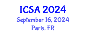 International Conference on Surgery and Anesthesia (ICSA) September 16, 2024 - Paris, France