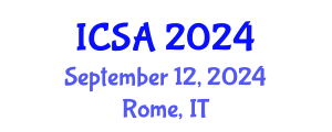 International Conference on Surgery and Anesthesia (ICSA) September 12, 2024 - Rome, Italy