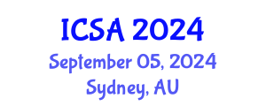 International Conference on Surgery and Anesthesia (ICSA) September 05, 2024 - Sydney, Australia