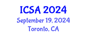International Conference on Surgery and Anesthesia (ICSA) September 19, 2024 - Toronto, Canada