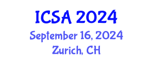 International Conference on Surgery and Anesthesia (ICSA) September 16, 2024 - Zurich, Switzerland