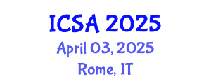 International Conference on Surgery and Anesthesia (ICSA) April 03, 2025 - Rome, Italy