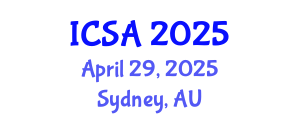 International Conference on Surgery and Anesthesia (ICSA) April 29, 2025 - Sydney, Australia