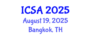 International Conference on Surgery and Anesthesia (ICSA) August 19, 2025 - Bangkok, Thailand
