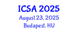 International Conference on Surgery and Anesthesia (ICSA) August 23, 2025 - Budapest, Hungary