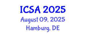 International Conference on Surgery and Anesthesia (ICSA) August 09, 2025 - Hamburg, Germany
