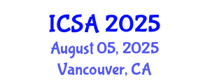 International Conference on Surgery and Anesthesia (ICSA) August 05, 2025 - Vancouver, Canada
