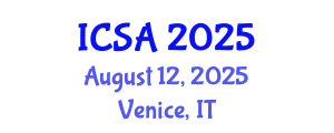 International Conference on Surgery and Anesthesia (ICSA) August 12, 2025 - Venice, Italy