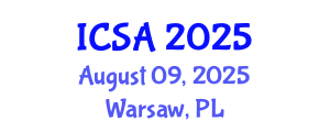 International Conference on Surgery and Anesthesia (ICSA) August 09, 2025 - Warsaw, Poland