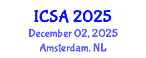 International Conference on Surgery and Anesthesia (ICSA) December 02, 2025 - Amsterdam, Netherlands