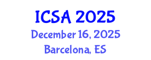International Conference on Surgery and Anesthesia (ICSA) December 16, 2025 - Barcelona, Spain
