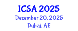 International Conference on Surgery and Anesthesia (ICSA) December 20, 2025 - Dubai, United Arab Emirates