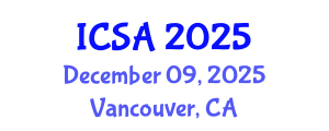 International Conference on Surgery and Anesthesia (ICSA) December 09, 2025 - Vancouver, Canada