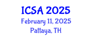 International Conference on Surgery and Anesthesia (ICSA) February 11, 2025 - Pattaya, Thailand