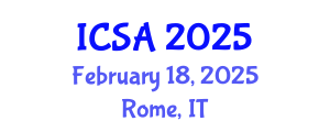 International Conference on Surgery and Anesthesia (ICSA) February 18, 2025 - Rome, Italy