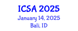 International Conference on Surgery and Anesthesia (ICSA) January 14, 2025 - Bali, Indonesia
