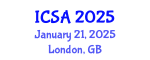 International Conference on Surgery and Anesthesia (ICSA) January 21, 2025 - London, United Kingdom