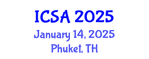International Conference on Surgery and Anesthesia (ICSA) January 14, 2025 - Phuket, Thailand
