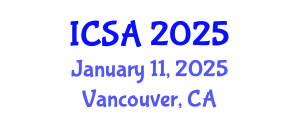 International Conference on Surgery and Anesthesia (ICSA) January 11, 2025 - Vancouver, Canada