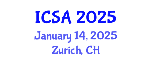 International Conference on Surgery and Anesthesia (ICSA) January 14, 2025 - Zurich, Switzerland