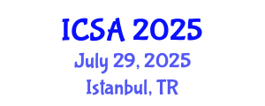 International Conference on Surgery and Anesthesia (ICSA) July 29, 2025 - Istanbul, Turkey