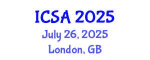 International Conference on Surgery and Anesthesia (ICSA) July 26, 2025 - London, United Kingdom