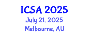 International Conference on Surgery and Anesthesia (ICSA) July 21, 2025 - Melbourne, Australia