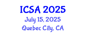 International Conference on Surgery and Anesthesia (ICSA) July 15, 2025 - Quebec City, Canada