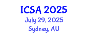 International Conference on Surgery and Anesthesia (ICSA) July 29, 2025 - Sydney, Australia