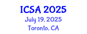 International Conference on Surgery and Anesthesia (ICSA) July 19, 2025 - Toronto, Canada