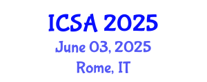International Conference on Surgery and Anesthesia (ICSA) June 03, 2025 - Rome, Italy