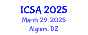 International Conference on Surgery and Anesthesia (ICSA) March 29, 2025 - Algiers, Algeria