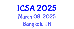 International Conference on Surgery and Anesthesia (ICSA) March 08, 2025 - Bangkok, Thailand