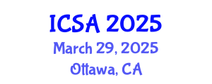 International Conference on Surgery and Anesthesia (ICSA) March 29, 2025 - Ottawa, Canada