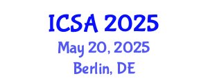 International Conference on Surgery and Anesthesia (ICSA) May 20, 2025 - Berlin, Germany