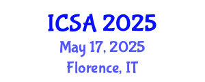 International Conference on Surgery and Anesthesia (ICSA) May 17, 2025 - Florence, Italy