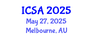 International Conference on Surgery and Anesthesia (ICSA) May 27, 2025 - Melbourne, Australia