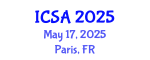 International Conference on Surgery and Anesthesia (ICSA) May 17, 2025 - Paris, France