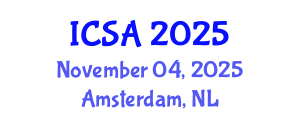 International Conference on Surgery and Anesthesia (ICSA) November 04, 2025 - Amsterdam, Netherlands