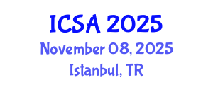 International Conference on Surgery and Anesthesia (ICSA) November 08, 2025 - Istanbul, Turkey