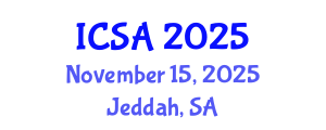 International Conference on Surgery and Anesthesia (ICSA) November 15, 2025 - Jeddah, Saudi Arabia