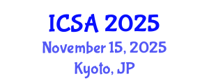 International Conference on Surgery and Anesthesia (ICSA) November 15, 2025 - Kyoto, Japan