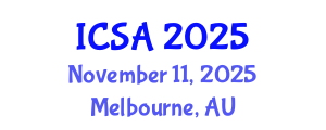 International Conference on Surgery and Anesthesia (ICSA) November 11, 2025 - Melbourne, Australia